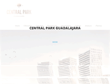 Tablet Screenshot of centralparkguadalajara.mx